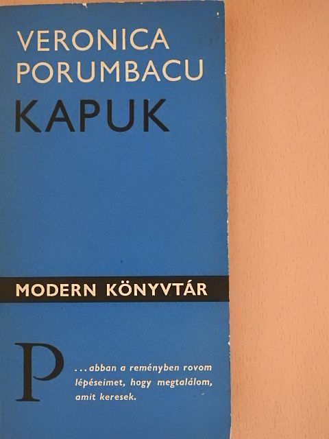 Veronica Porumbacu - Kapuk [antikvár]