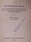 Gustav Berger - Die Katholische Aktion (dedikált példány) [antikvár]