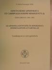 Mindszenty József - Az Apostoli Szentszék és Mindszenty József kapcsolattartása, II. [antikvár]