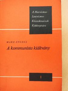 Engels - A kommunista kiáltvány [antikvár]