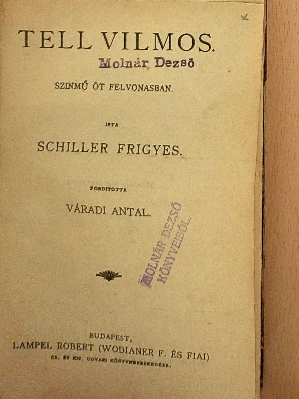 Gróf Apponyi Albert - Tell Vilmos/Gróf Apponyi Albert válogatott beszédei/Képek a régi Pest-Budáról/A kegyelemkenyér/Bodrogközi Történetek [antikvár]