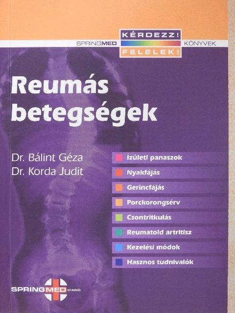 Dr. Bálint Géza - Reumás betegségek [antikvár]