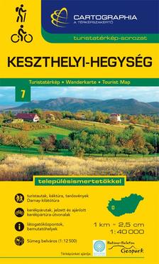 Cartographia - Keszthelyi-hegység turistatérkép "SC"