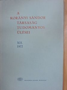 Kerpel-Frónius Ödön - A Korányi Sándor Társaság tudományos ülései XII. [antikvár]