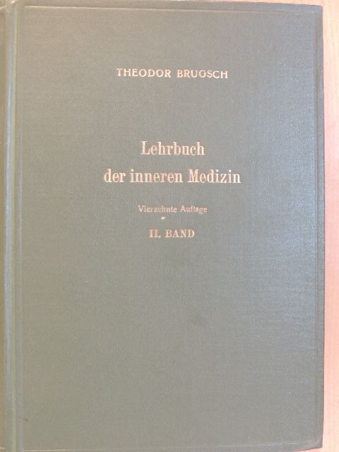 Prof. Theodor Brugsch - Lehrbuch der inneren Medizin II. [antikvár]