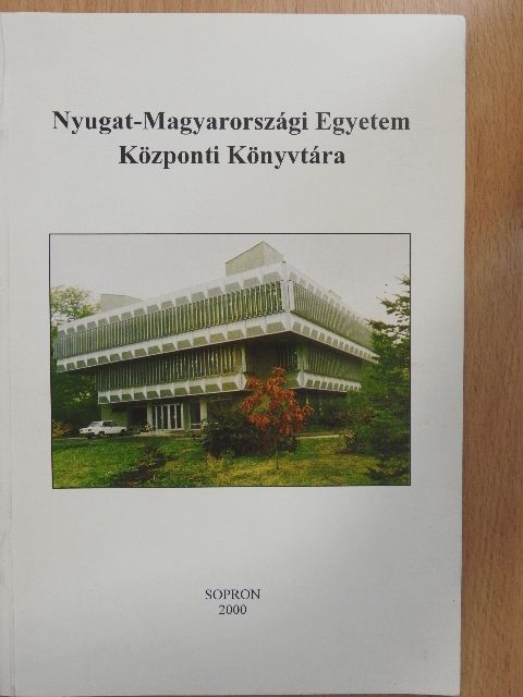 Dr. Hiller István - Nyugat-Magyarországi Egyetem Központi Könyvtára [antikvár]
