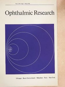 Mary J. Voaden - Ophthalmic Research No. 1. 1970 [antikvár]