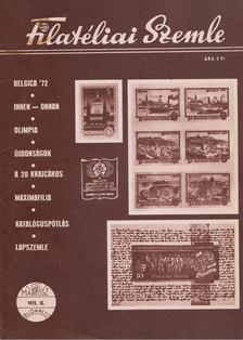 FILYÓ MIHÁLY - Filatéliai Szemle 1972. IX. [antikvár]