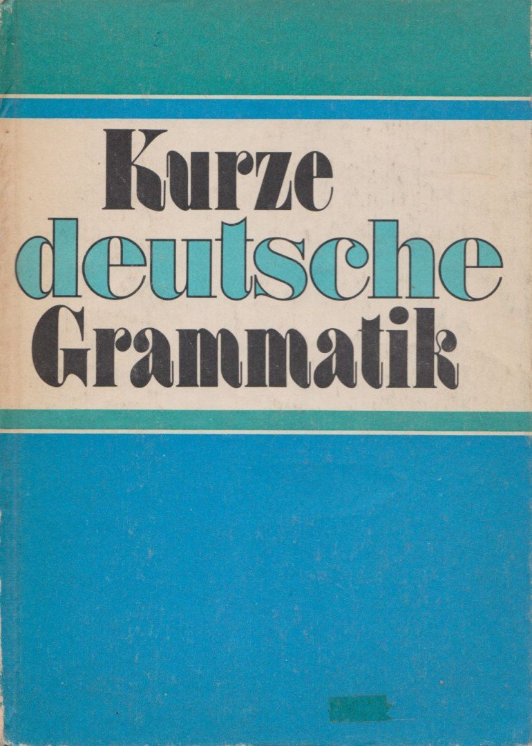 Kurze deutsche Grammatik [antikvár]