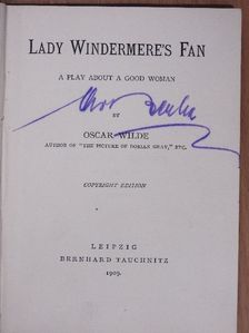 Oscar Wilde - Lady Windermere's Fan [antikvár]