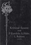 Eisenlohr, Friedrich, Hahn, Livingstone, Rubiner, Ludwig - Kriminal-Sonette [antikvár]