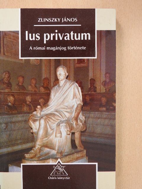 Zlinszky János - Ius privatum [antikvár]