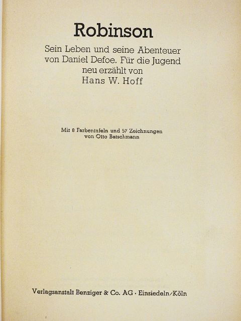 Daniel Defoe - Robinson [antikvár]