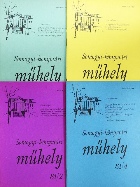 Apró Ferenc - Somogyi-könyvtári műhely 81/1-4 [antikvár]