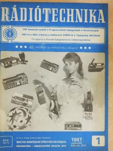 Békei Ferenc - Rádiótechnika 1987. január [antikvár]