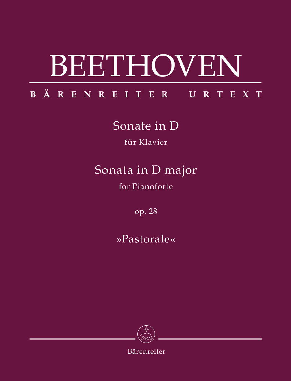 BEETHOVEN - SONATE IN D FÜR KLAVIER OP.28 "PASTORALE"