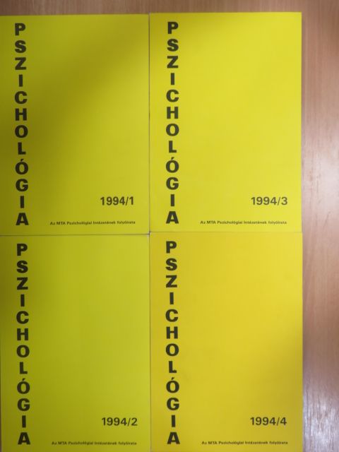 Bakay P. Éva - Pszichológia 1994/1-4. [antikvár]