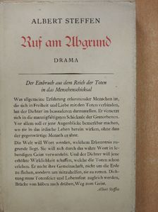 Albert Steffen - Ruf am Abgrund [antikvár]