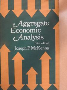 Joseph P. McKenna - Aggregate Economic Analysis [antikvár]