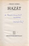 CZIGÁNY GYÖRGY - Hazát (dedikált) [antikvár]