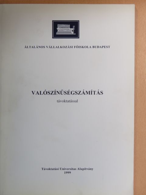 Kovács Sándor - Valószínűségszámítás távoktatással [antikvár]