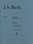 J. S. Bach - TOCCATEN BWV 910-916 FÜR KLAVIER URTEXT (RUDOLF STEGLICH) OHNE FINGERSATZ
