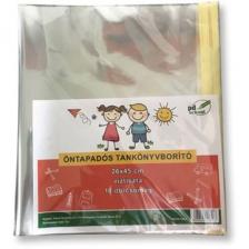 Öntapadós víztiszta tankönyvborító - 25 x 45 cm, 10 db