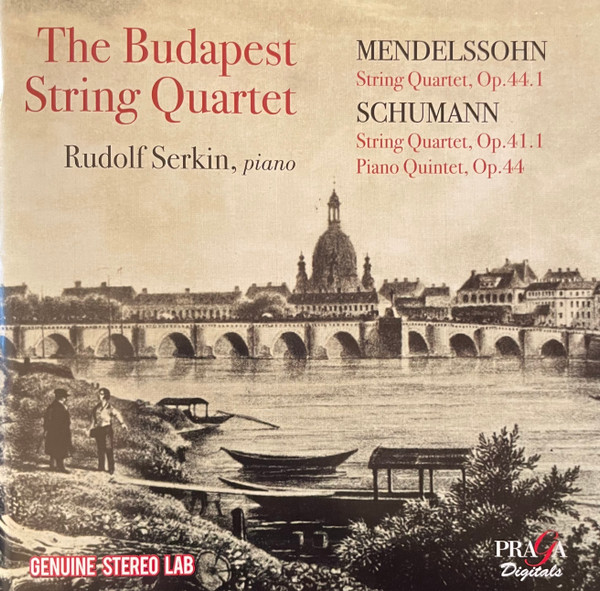 MENDELSSOHN-SCHUMANN - THE BUDAPEST STRING QUARTET IN WASHINGTON CD