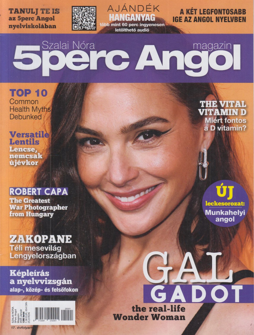 Szalai Nóra (főszerk.) - 5 perc angol magazin 2025. január [antikvár]