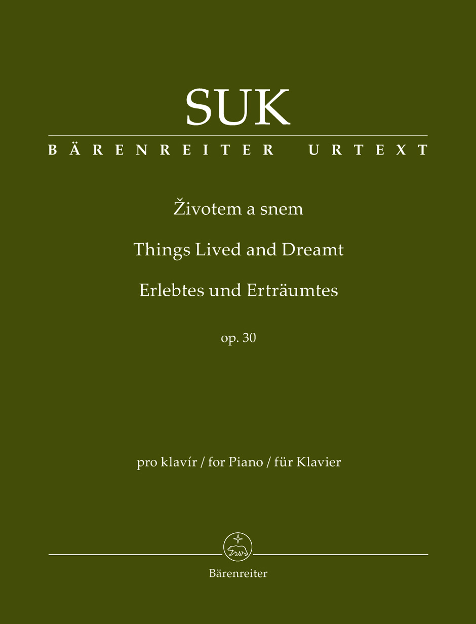 SUK - ERLEBTES UND ERTRAEUMTES OP.30 - FÜR KLAVIER