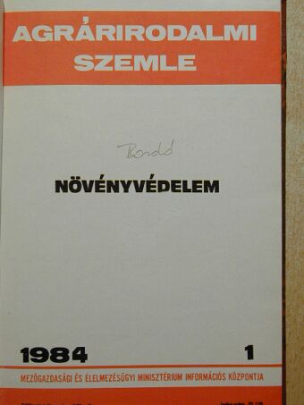 Asztalos Gyuláné - Agrárirodalmi Szemle 1984/1-12. [antikvár]
