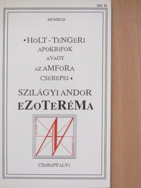 Szilágyi Andor - eZoTeRéMa [antikvár]