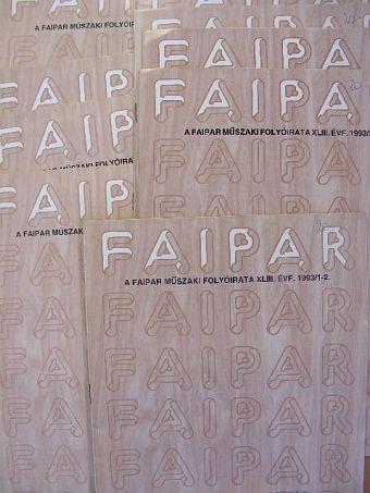 Faipar 1993. (nem teljes évfolyam) [antikvár]