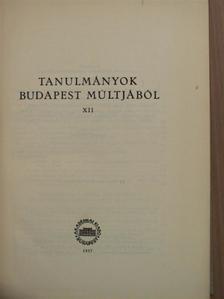 Berlász Jenő - Tanulmányok Budapest múltjából XII. [antikvár]