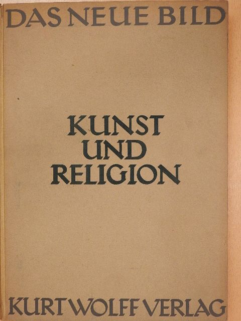 G. F. Hartlaub - Kunst und Religion [antikvár]