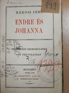 Rákosi Jenő - Endre és Johanna [antikvár]
