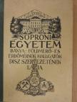 Dr. Csatkai Endre - Soproni Egyetem (vegyes számok) (17 db) [antikvár]