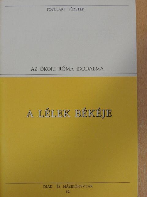 Cicero - A lélek békéje [antikvár]