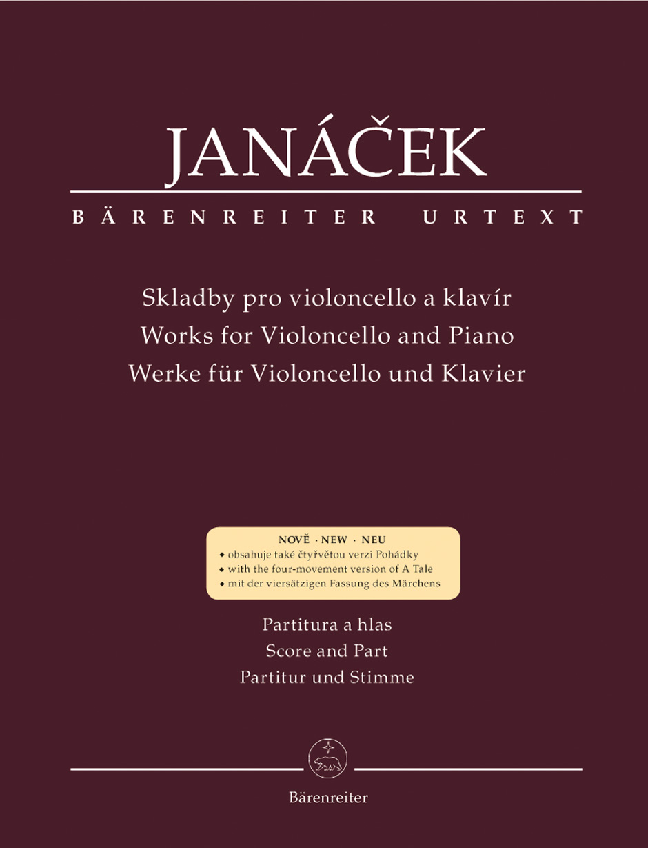 JANÁCEK - WORKS FOR VIOLONCELLO AND PIANO SCORE AND PART