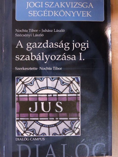 Juhász László - A gazdaság jogi szabályozása I. [antikvár]