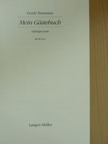 Guido Baumann - Mein Gästebuch [antikvár]