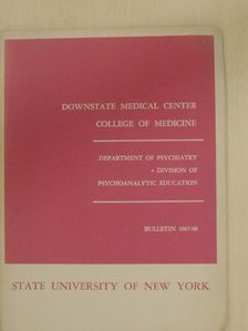Downstate Medical Center College of Medicine Bulletin 1967-68 [antikvár]
