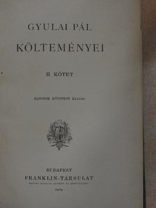Gyulai Pál - Gyulai Pál költeményei II. [antikvár]