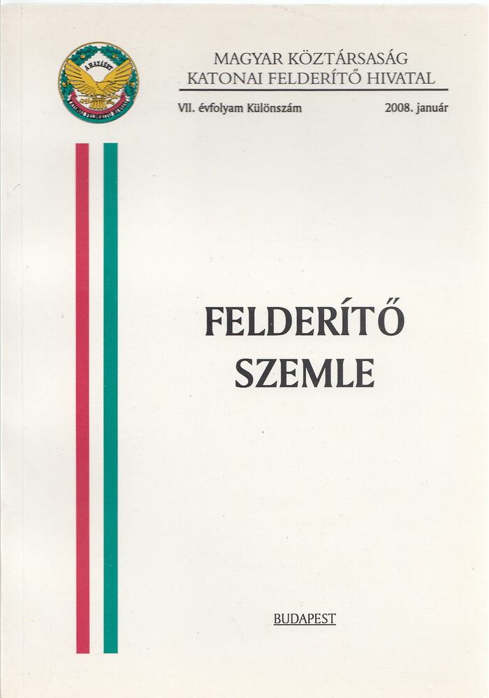 Dr. Magyar István - Felderítő Szemle VII/ Különszám (2008) [antikvár]