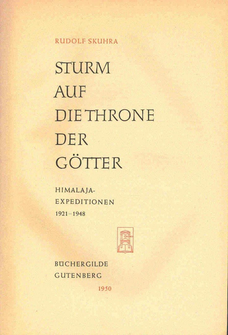SKUHRA, RUDOLF - Sturm auf die Throne der Götter [antikvár]