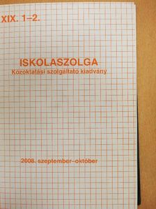 Iskolaszolga 2008. szeptember-október/2009. május-június [antikvár]