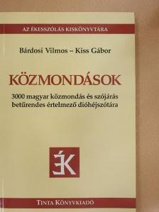 Bárdosi Vilmos - Közmondások [antikvár]