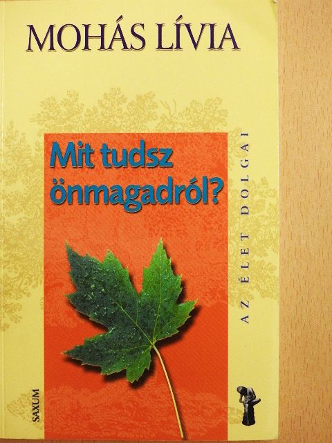 Mohás Lívia - Mit tudsz önmagadról? [antikvár]