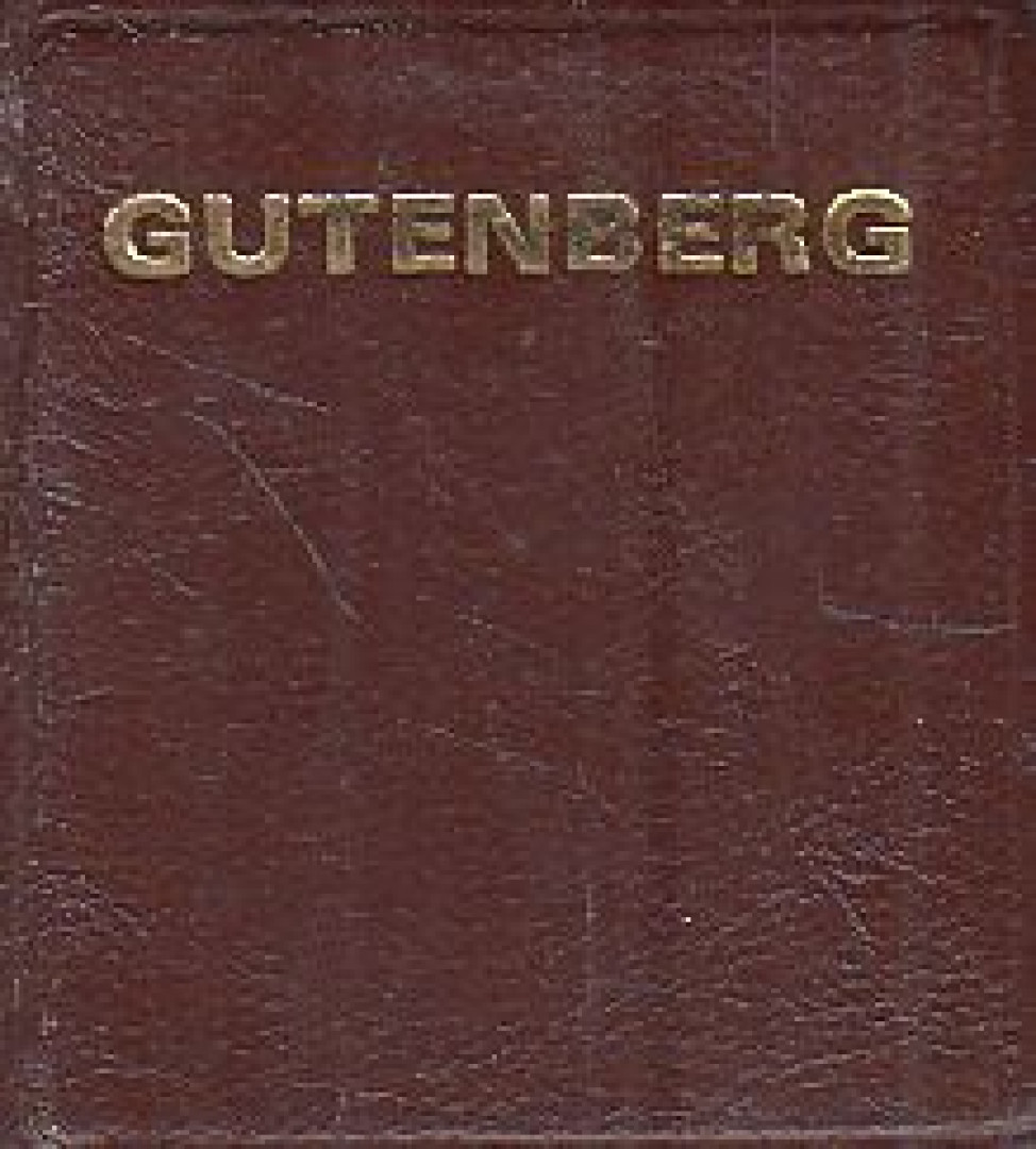 Vértes Jenő - Gutenberg ábrázolások (minikönyv) [antikvár]