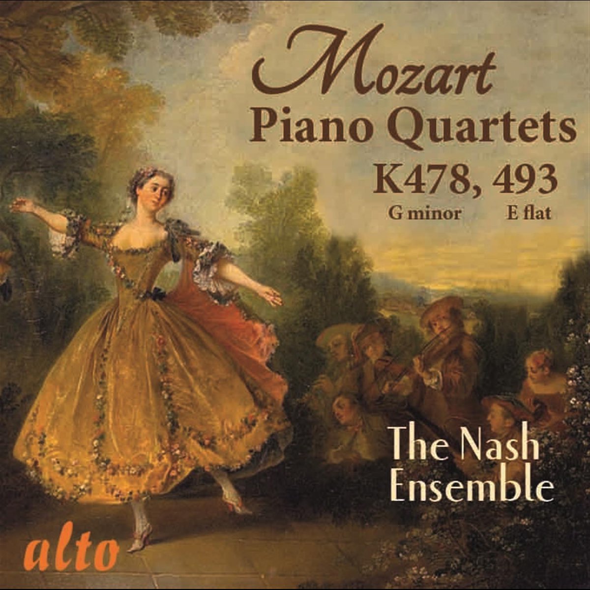 MOZART - PIANO QUARTETS K478, 493 CD THE NASH ENSEMBLE